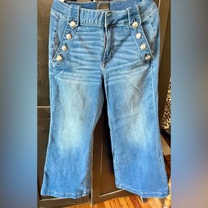 White House Black nautical style jeans like new